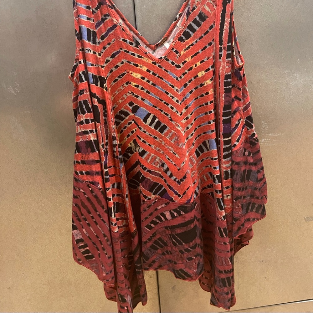 Free people handkerchief hem tank